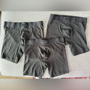 SKIMS Charcoal Boxer Briefs sz. Med
